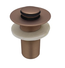 VALVULA CLICK ROSE GOLD LAVATORIO 1608 7/8